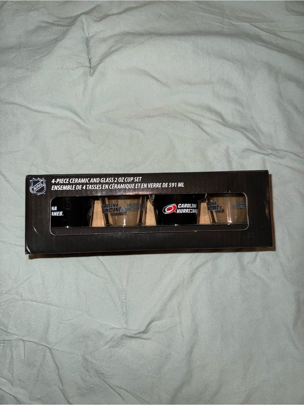 NHL Carolina Hurricanes 4-Piece Shot Glass Set